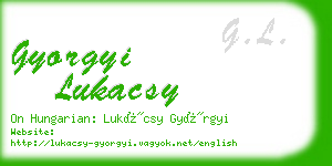 gyorgyi lukacsy business card